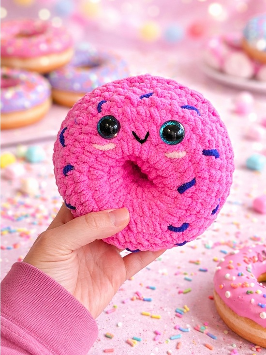 Other - Handmade Crochet Donut Plush